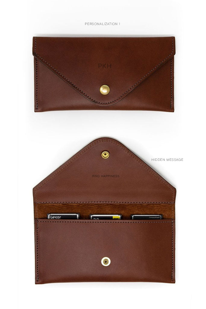 Foto | James Memory Card Wallet - Genuine Vegetable-Tanned Leather