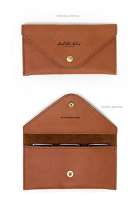 FOTO | James Memory Card Wallet - a cognac genuine leather SD and Compact Flash Memory Card holder that coordinates with our James and Classic Fotostraps or Cognac Skinny camera strap and can be personalized with a monogram or business logo, making it the perfect gift for the photographer in your life! 